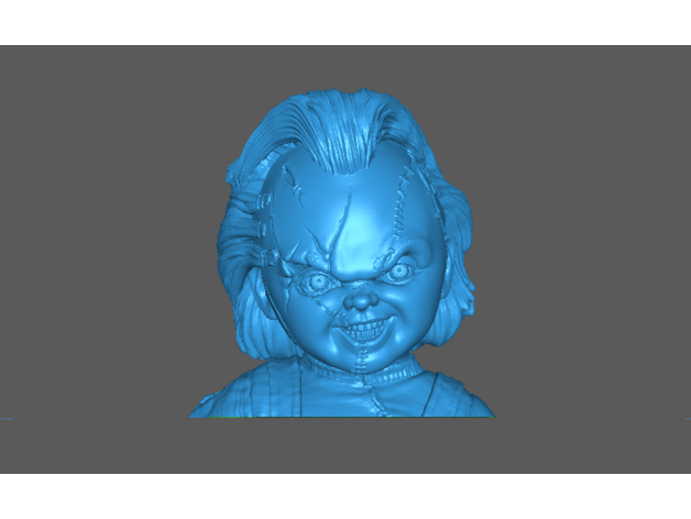 chucky bust good guys horror 3D print model - Mito3D