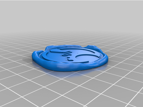 letter seal briefsiegel in-produkt logo 3d print model - Mito3D