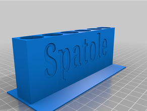 spatules titulaire soutien 3d print model - Mito3D
