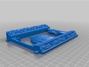 wall moulding religous themed christ king 3d print model - Mito3D