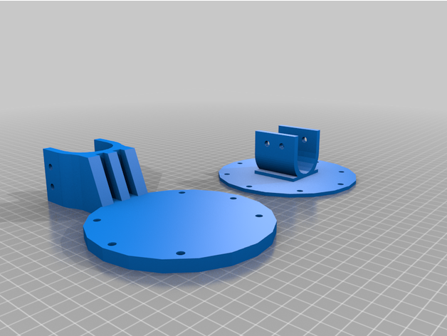 üsler Maras ip para Soportes tubo dikey 3D print model - Mito3D