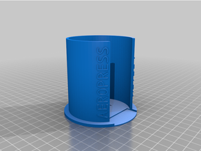 aeropress filter holder storage 3d print model - Mito3D