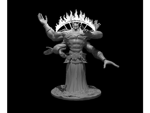 elemental god 3D print model - Mito3D