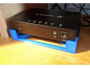 edgerouter stand electronics network router standoff ubiquiti unifi 3d print model - Mito3D
