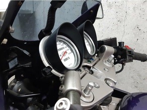 suzuki gs500 1996-2004 shadow sun cover speedmeter tachometer clocks motorcycle 3d print model - Mito3D