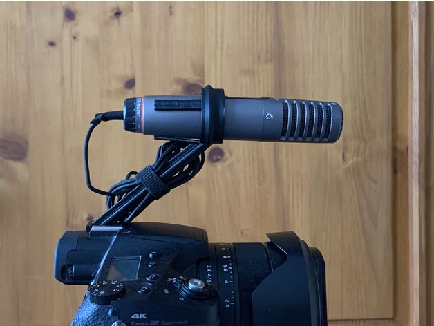 microphone holder sony rx ecm-ms907 gap mic rx-10 3D print model - Mito3D
