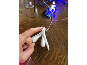 kapazitiv Wahrnehmung Klitoris Licht Schalter Anatomie Bildung Feminismus Vulva 3d print model - Mito3D