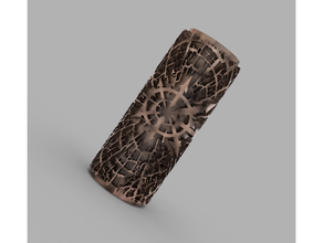 chaotique texture rouleau 3d print model - Mito3D