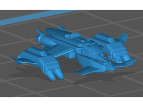 icarus ipx ship babylon 5 babylon5 gaming tabletop xwing game miniature 3d print model - Mito3D