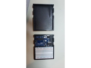 case arduino small breadboard 3d print model - Mito3D