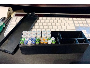 battery box lid aa aaa holder storage 3d print model - Mito3D