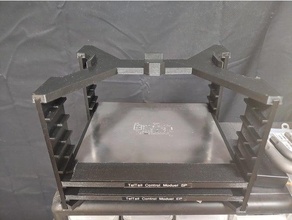 frameless solder paste stencil rack holder modular stackable 3d print model - Mito3D