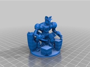 re tokyo cyberkitty proxy kaiju mostro robot 3d print model - Mito3D
