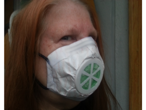 Tyvek Sanft Schutzmaske verbreitet Materialien wiederverwendbar Teile Coronavirus Gesicht Maske Covid covid 19 covid19 medizinisch Papier ppe Respirator resuable 3d print model - Mito3D