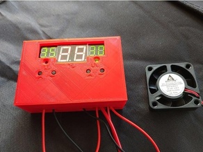 temperatura controlador caixa crialidade ender 3 controle termostato w1401 xh 3d print model - Mito3D