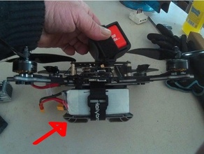 lipo risparmiatore corsa droni drone fpv falco 5 kopis 2 batteria 3d print model - Mito3D