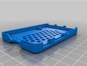 case base 8x2mm magnet mount malolo's screw-less snap fit raspberry pi 3 model b+ magnets 3d print model - Mito3D