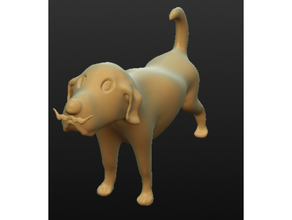 pepe chien Labrador chiens 3d print model - Mito3D