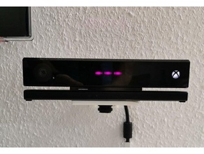 xbox kinect pared montar 3d print model - Mito3D