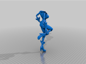 40min Geschwindigkeit Bildhauerei Körper Fantasie Dame 3d print model - Mito3D