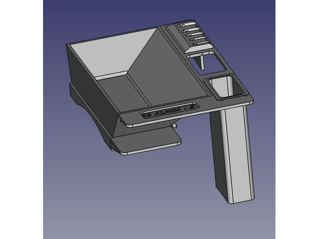 diggro alpha ou u30 boitier lateral alpha-3 3D print model - Mito3D