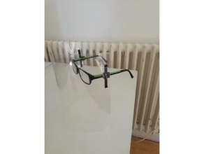 glasses clippable covid 19 koruma vizör 3d print model - Mito3D
