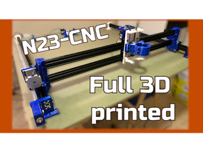 blue cnc nema 23+arduino 3d impresión máquina enrutador frio lovecnc Makerpace molienda herramientas 3d print model - Mito3D