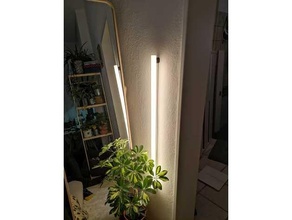 linienlampe linear LED Lampe Mauer Klammern 3d print model - Mito3D