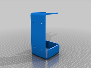 mão álcool desinfetante suporte fique seguro 3d print model - Mito3D