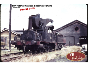 1 87 victorian railways class crane engine dummy unit 3d print model - Mito3D