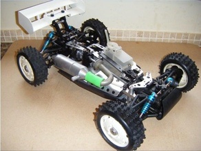 Mugen Süper spor nostaljik jant tekerlek 1 8 buggy 18 Supersport rc araba tamir etmek jantlar 3d print model - Mito3D