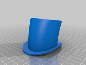 şato yüksek şapka 3d print model - Mito3D