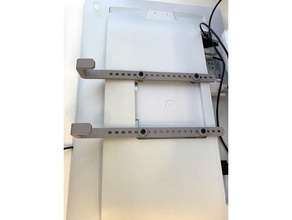 Monitor lcd aufhängen Halter Unterstützung vesa 100x100 montieren Halterung 100 3d print model - Mito3D