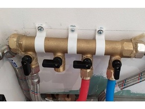 l'eau tuyau titulaire soutien mangeoire tube nourrice 3d print model - Mito3D