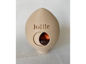 easter egg eggs jelly beans 3d print model - Mito3D