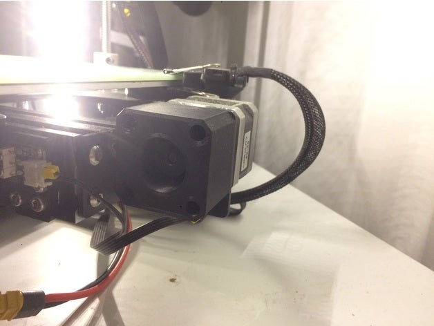ender 3 y axis stepper motor amortecedor espaço crialidade pró 3D print model - Mito3D