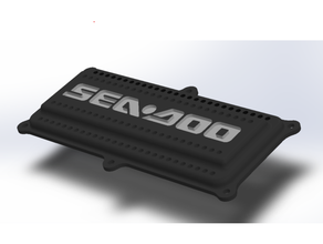 air filter box cover - seadoo arrestor carburetor flame jetski waverunner 3d print model - Mito3D
