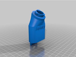 easybreath single 3m pp3 filter adapter - covid19 respirator covidmask mascherinacovid19 3d print model - Mito3D