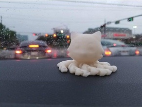 tenta kitty articulé minou poulpe tentacule 3d print model - Mito3D