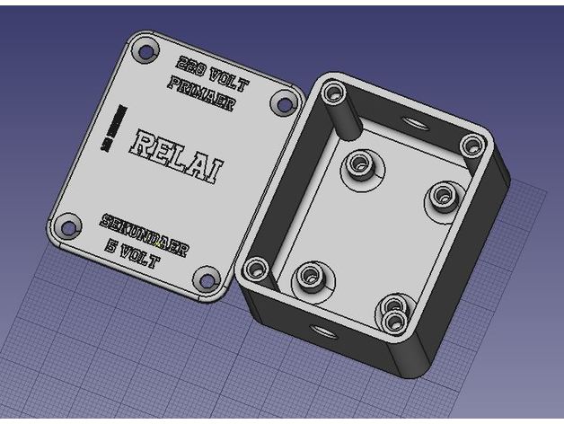 relaibox caixa relais interruptor 3D print model - Mito3D