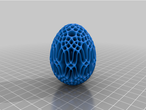 abstract egg 3d print model - Mito3D