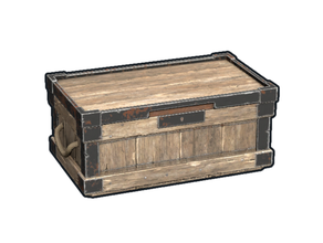 large wooden box rust 3d print model - Mito3D