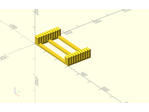 paramétrico cable organizador estante soporte tablero circuitos personalizable 3d print model - Mito3D