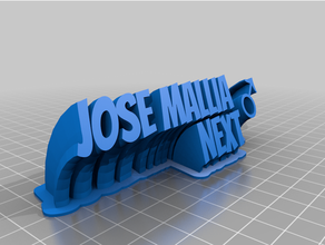 Jose personalizado 3d print model - Mito3D