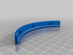 headband & reinforcement strip separately 3d print model - Mito3D