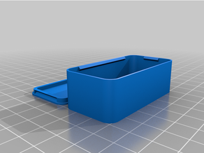 personalizado snap fit eletrônicos projeto caixa recinto 60x30x20 3d print model - Mito3D