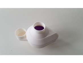 ventilator mouthpiece valve 3d print model - Mito3D