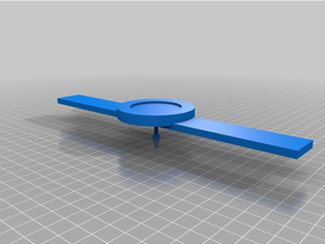anycubic 4max pro central bed lever 3d print model - Mito3D