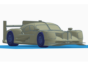 Bugatti tip 919sc 919 araba Porsche 52sc 3d print model - Mito3D