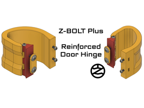 z bolt reforzado puerta bisagra 3d print model - Mito3D